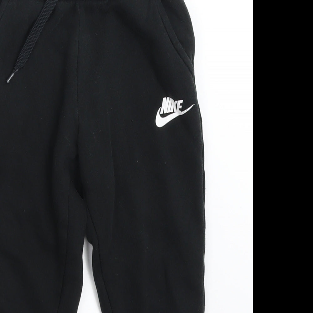 Nike Boys Black   Sweatpants Trousers Size 4-5 Years