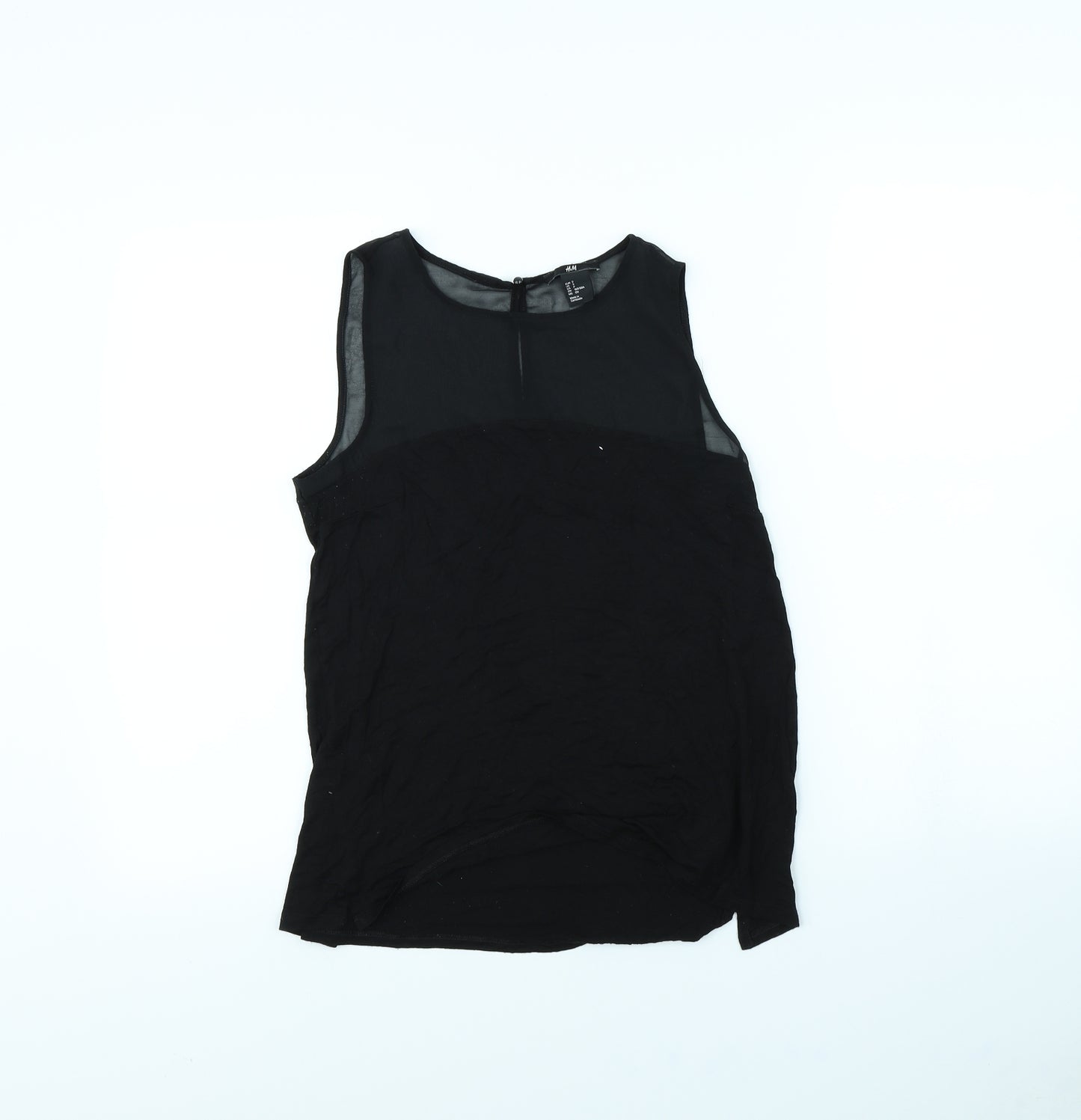 H&M Womens Black   Basic T-Shirt Size S