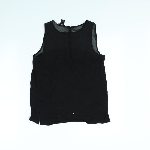 H&M Womens Black   Basic T-Shirt Size S