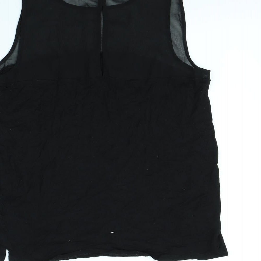 H&M Womens Black   Basic T-Shirt Size S