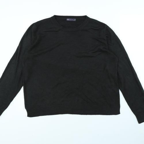 m&s Womens Red   Pullover Jumper Size 20