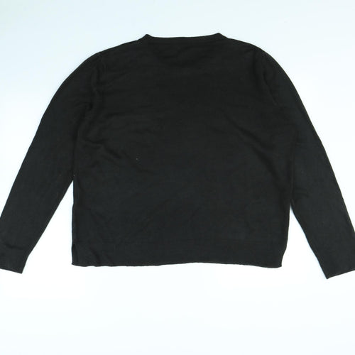 m&s Womens Red   Pullover Jumper Size 20