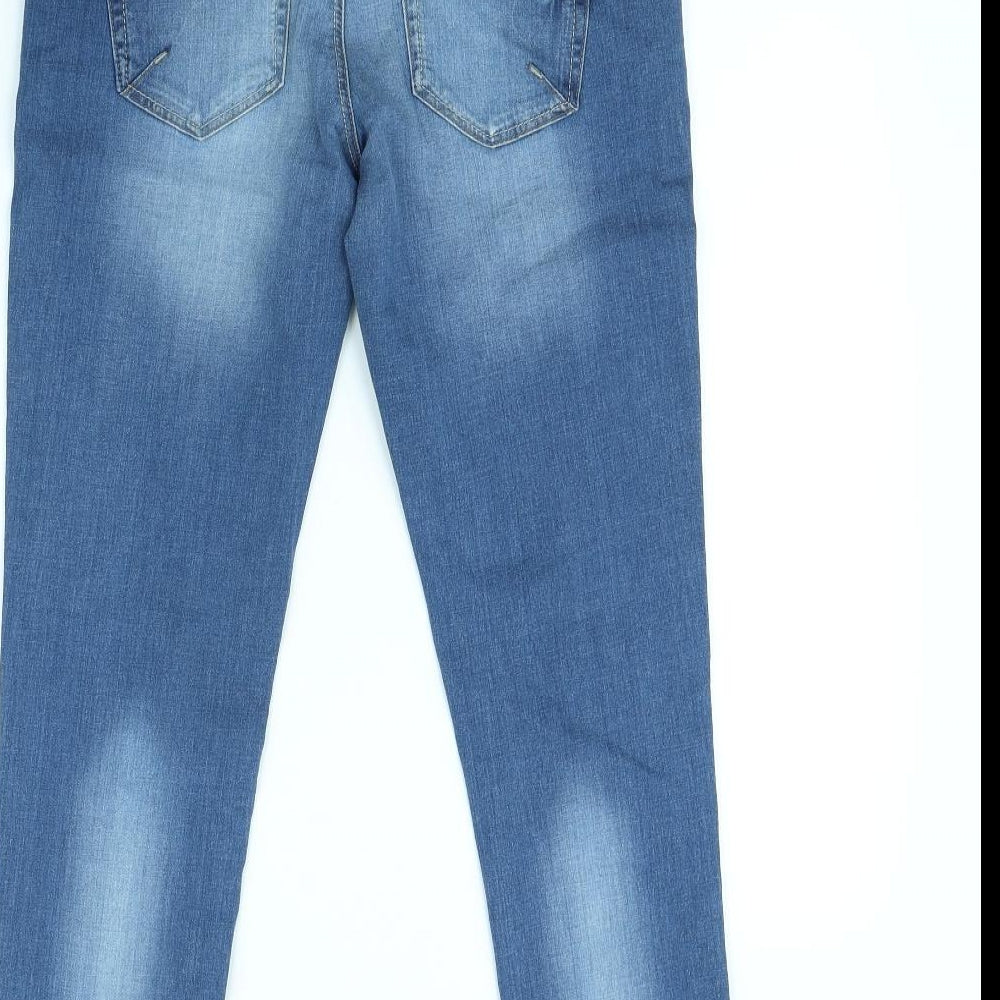 Preworn Womens Blue   Cropped Jeans Size 12 L25 in