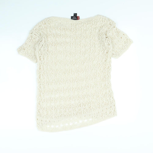 Sweater Shop Womens Beige   Pullover Jumper Size L