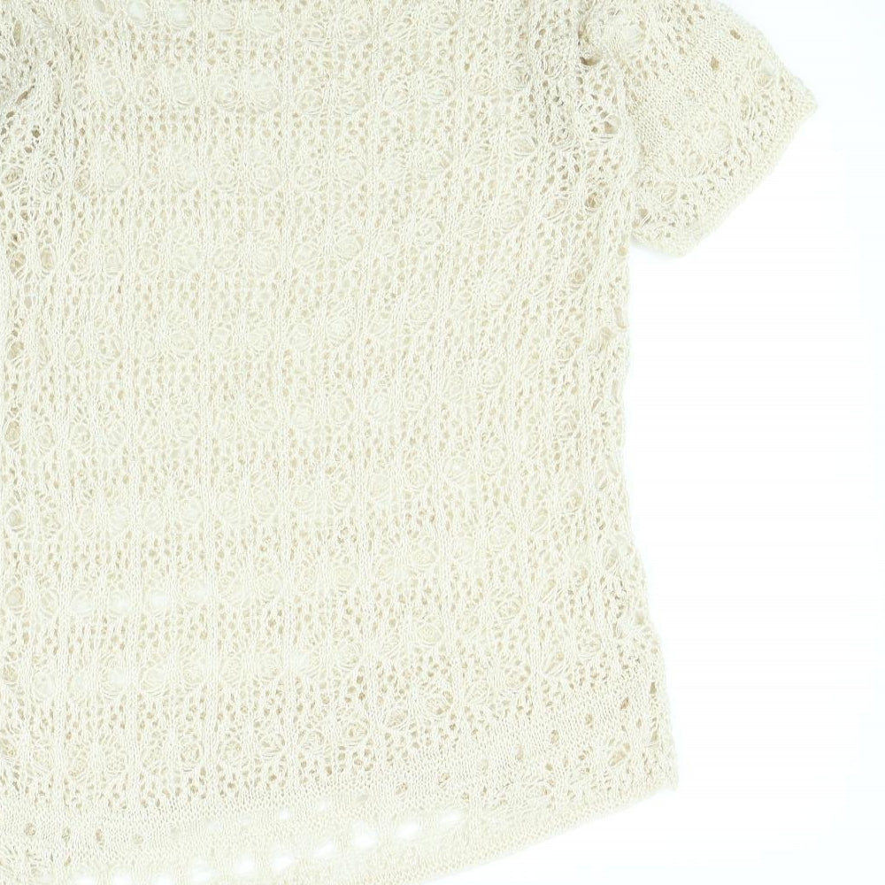 Sweater Shop Womens Beige   Pullover Jumper Size L