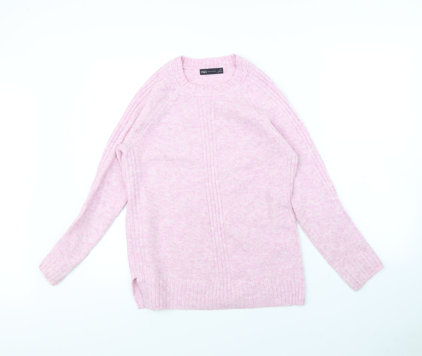 m&s Womens Pink   Pullover Jumper Size XS
