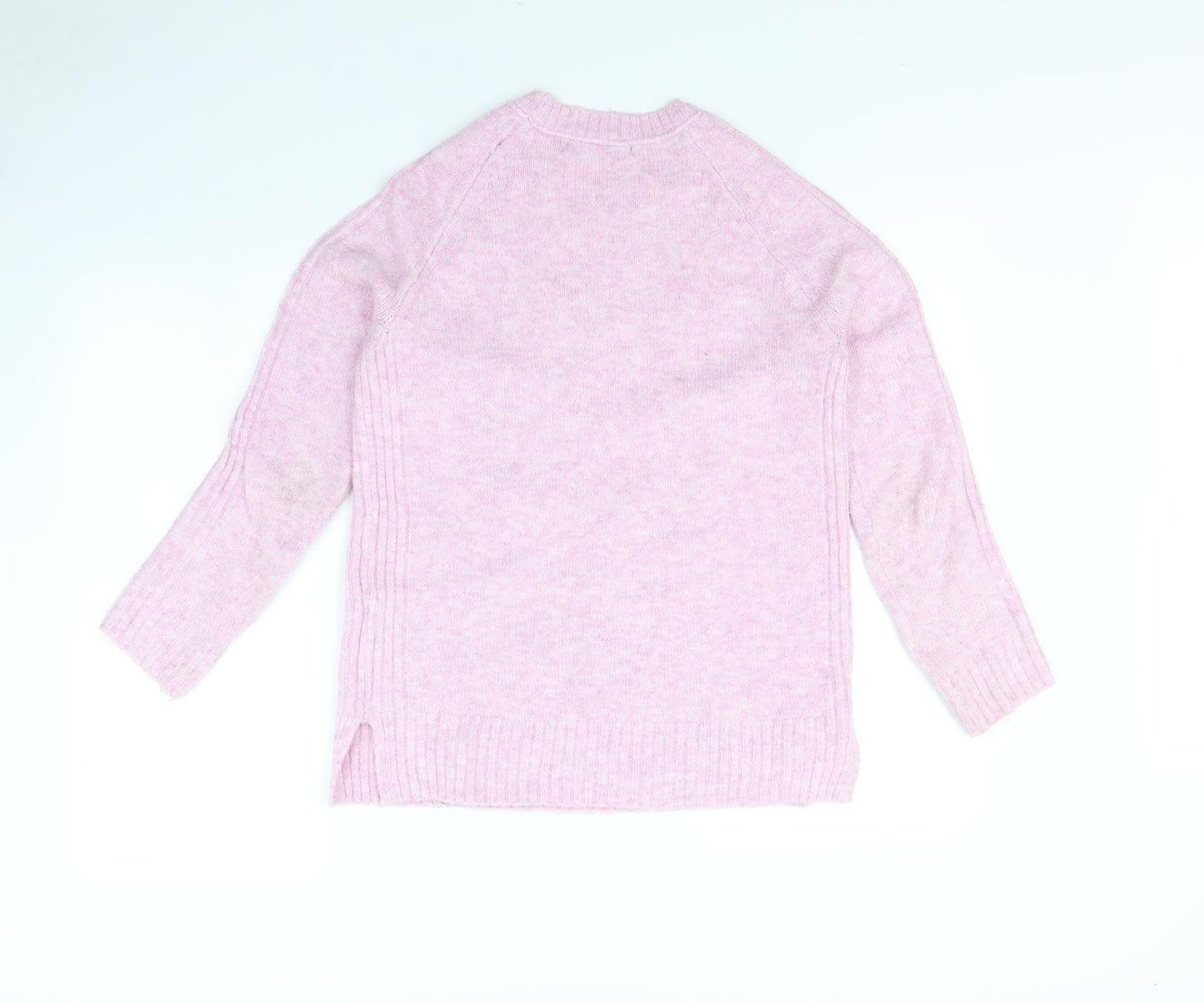 m&s Womens Pink   Pullover Jumper Size XS