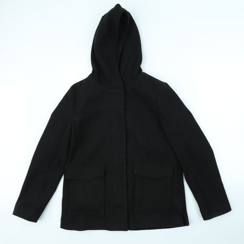 Primark Womens Black   Overcoat Coat Size 12