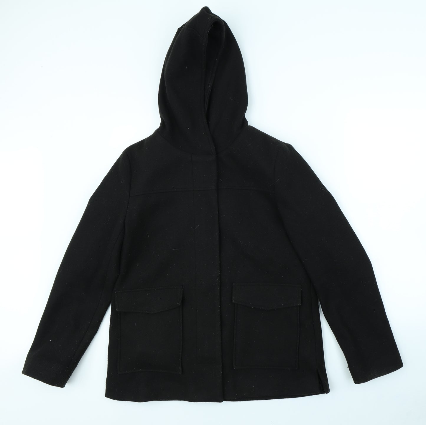 Primark Womens Black   Overcoat Coat Size 12