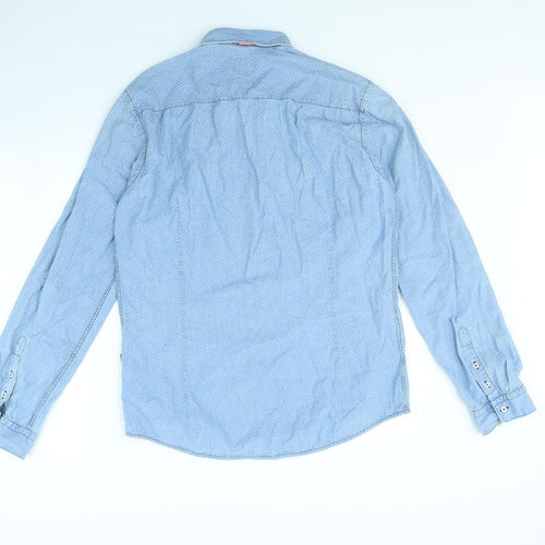 HUGO BOSS Mens Blue    Dress Shirt Size L