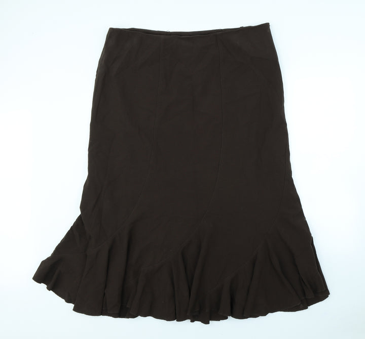 Florence + Fred  Womens Brown   Flare Skirt Size 40 in