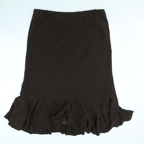 Florence + Fred  Womens Brown   Flare Skirt Size 40 in