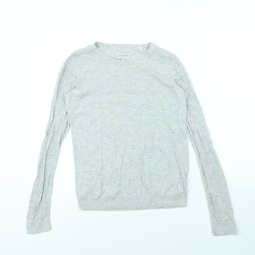 Jack Wills Womens Grey   Pullover Jumper Size 10