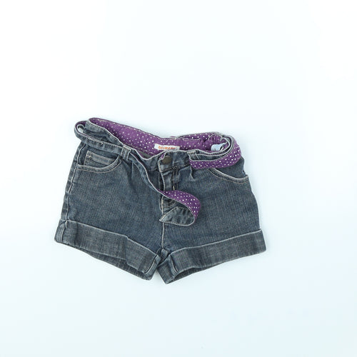 Blue Zoo Girls Blue   Cut-Off Shorts Size 6 Years