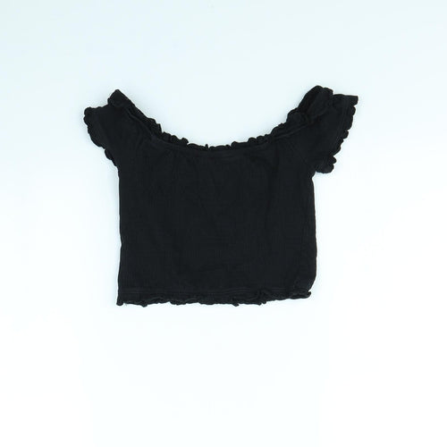 New Look Womens Black   Basic Tank Size 8