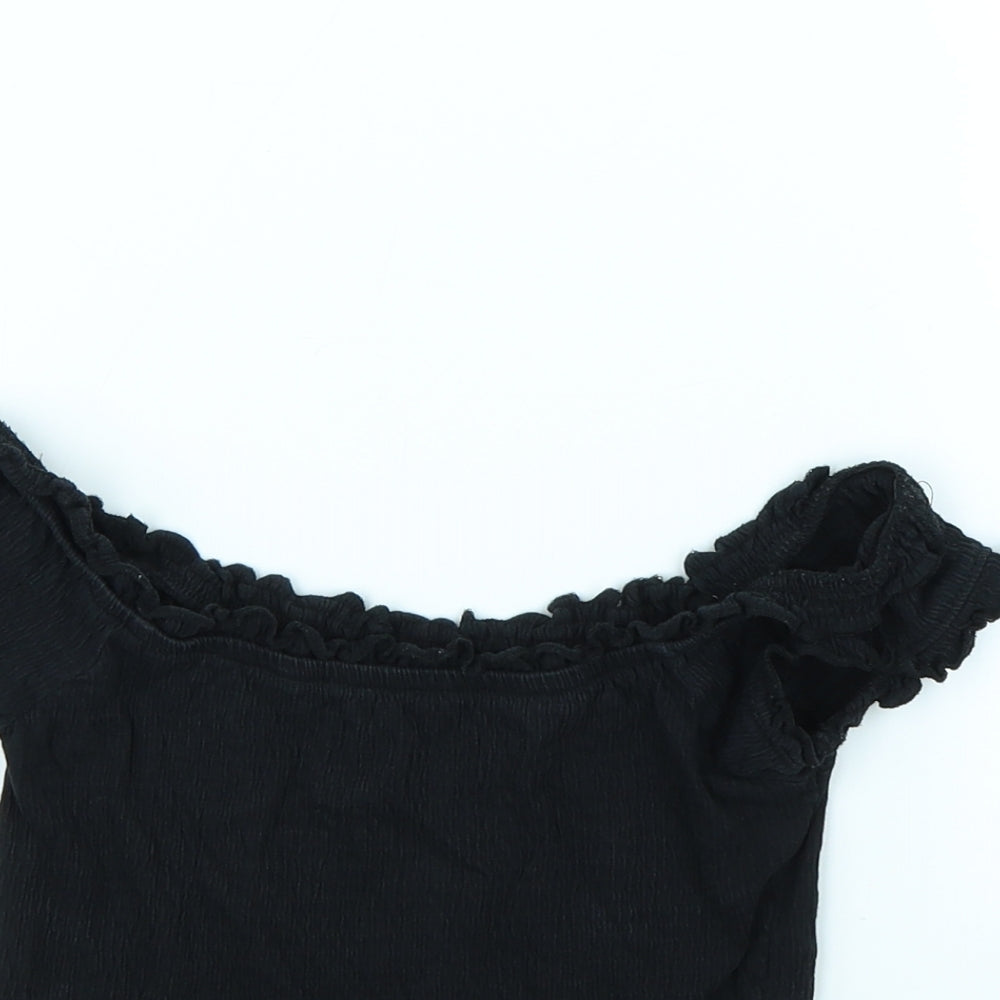 New Look Womens Black   Basic Tank Size 8