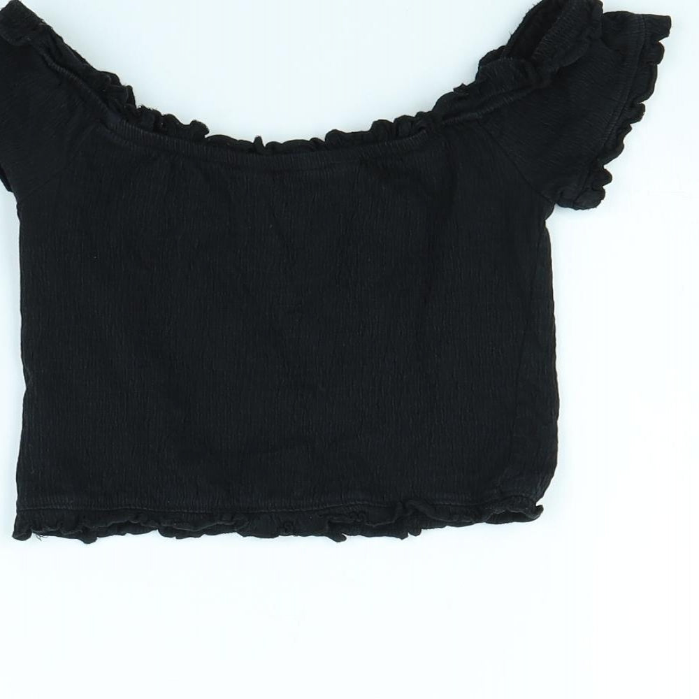New Look Womens Black   Basic Tank Size 8