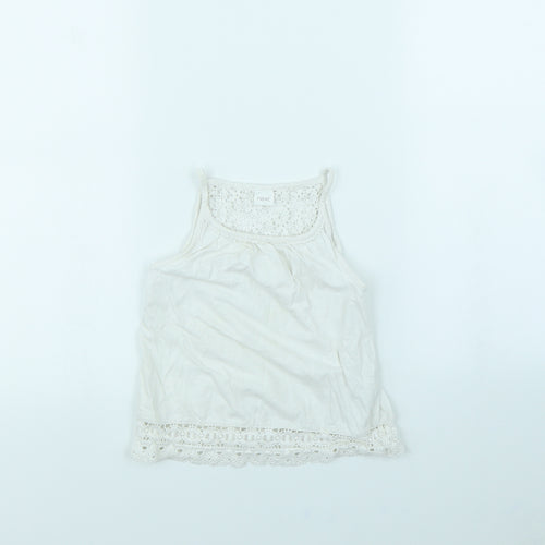 NEXT Girls White   Basic Tank Size 6 Years