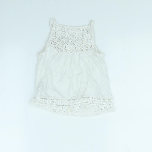 NEXT Girls White   Basic Tank Size 6 Years
