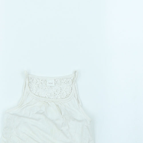 NEXT Girls White   Basic Tank Size 6 Years