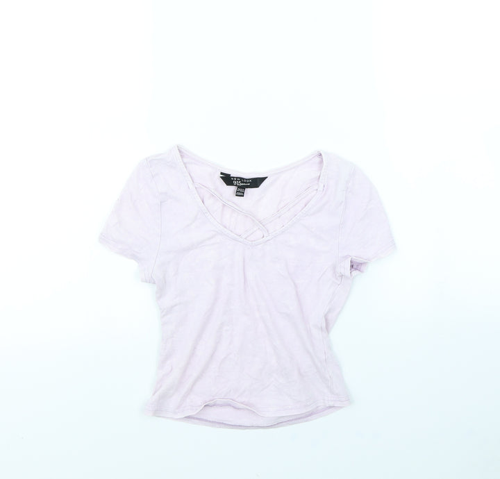 New Look Girls Purple   Basic Tank Size 12 Years
