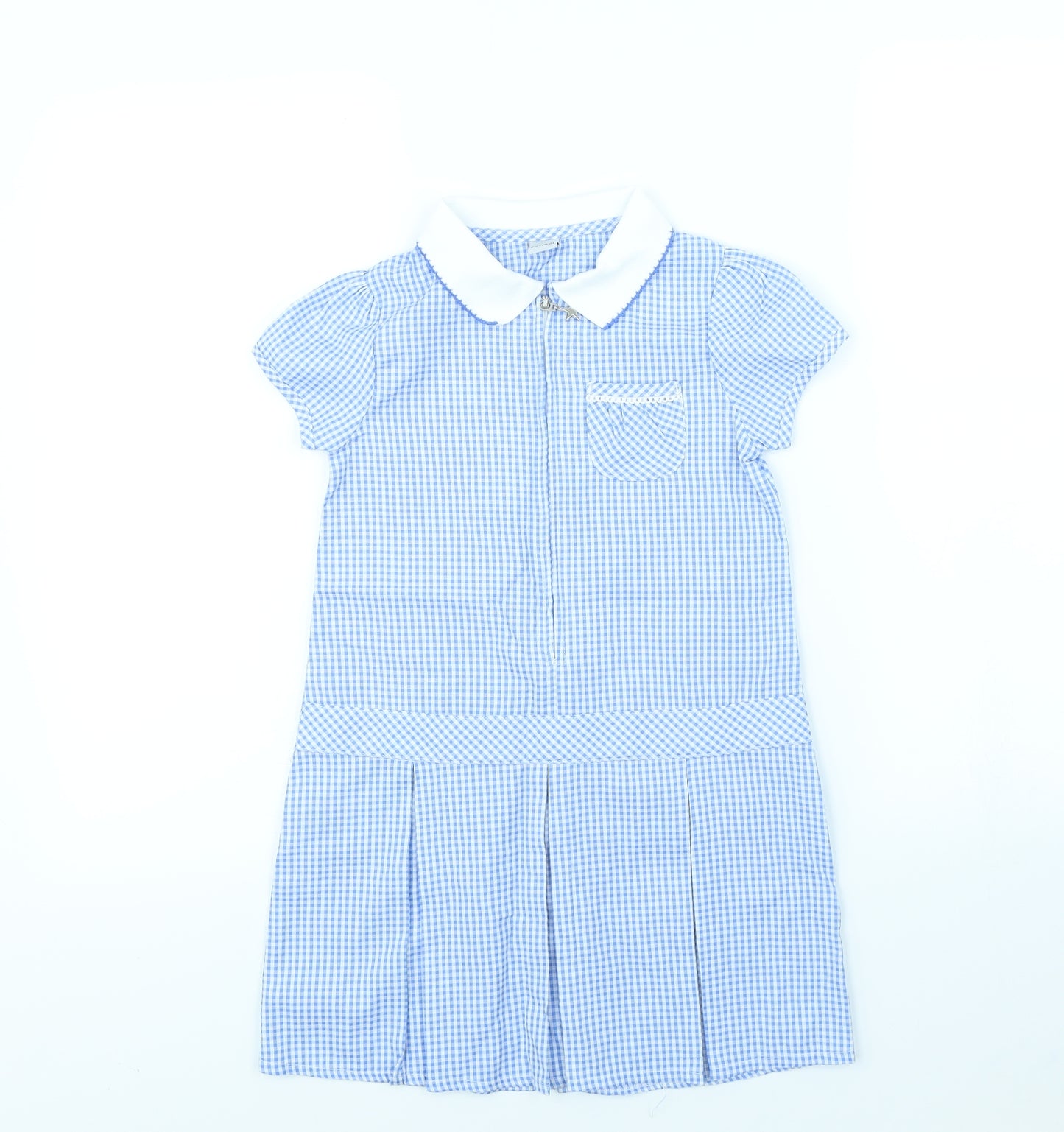 TU Girls Blue   Fit & Flare  Size 5 Years  - School