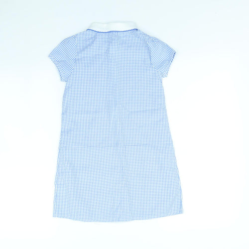 TU Girls Blue   Fit & Flare  Size 5 Years  - School