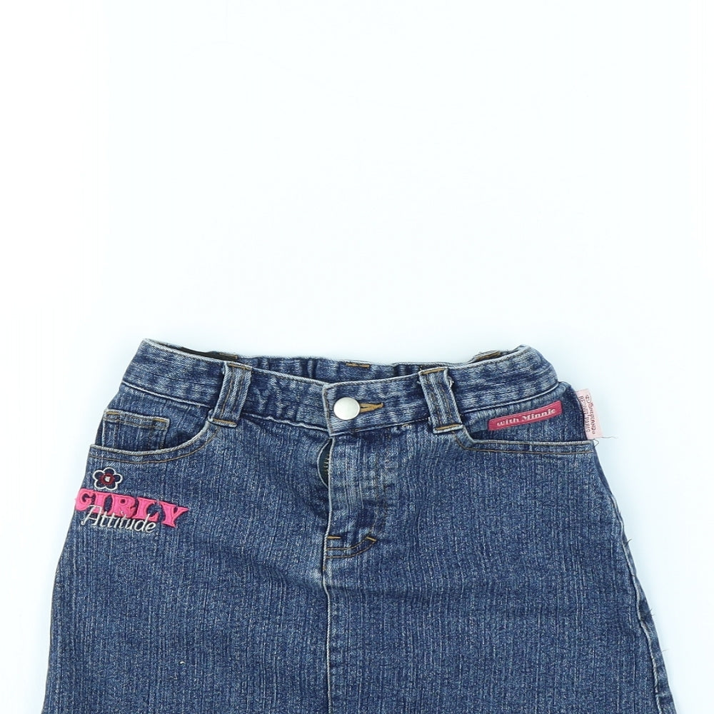 Disney Girls Blue   Mini Skirt Size 6 Years