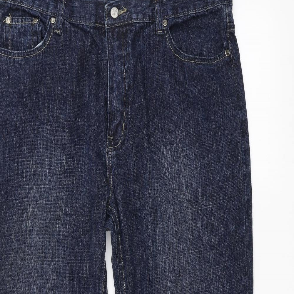 UrbanSpirit Mens Blue  Denim Straight Jeans Size 36 L29 in