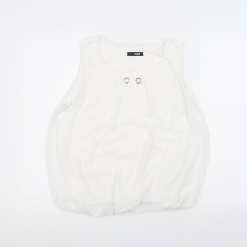 Quiz Womens White   Basic T-Shirt Size S
