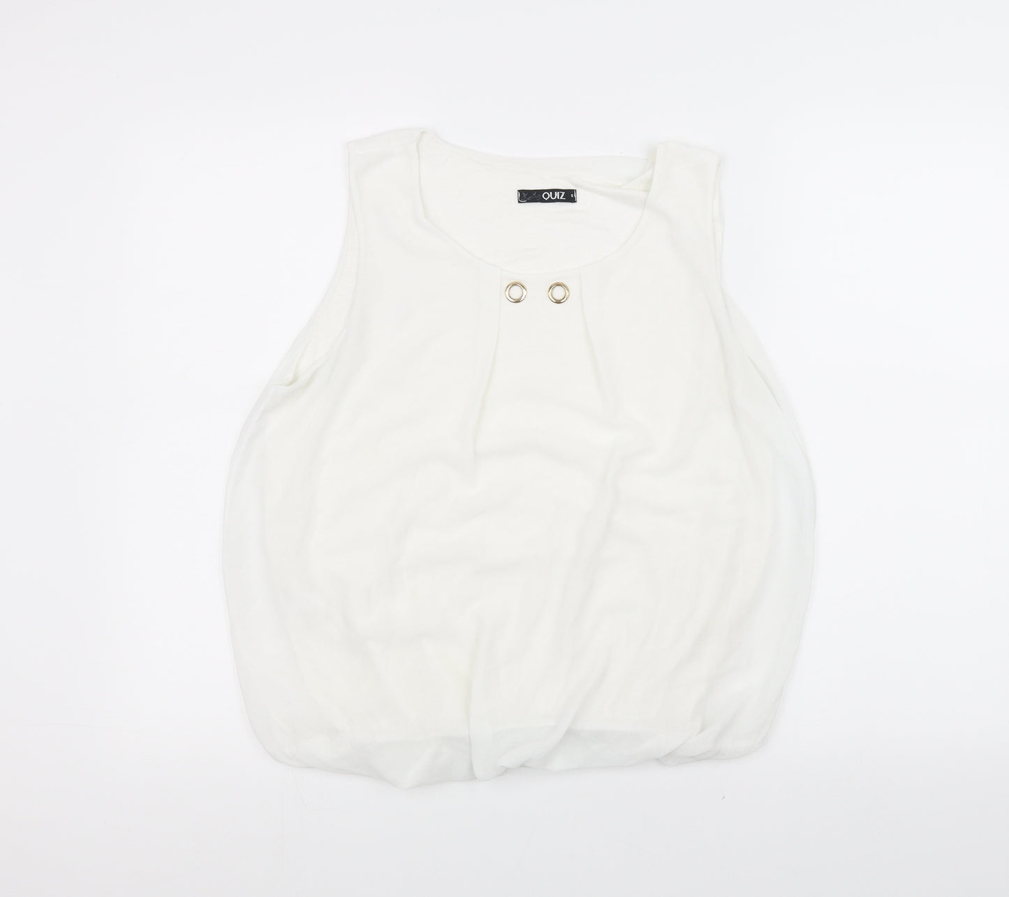 Quiz Womens White   Basic T-Shirt Size S