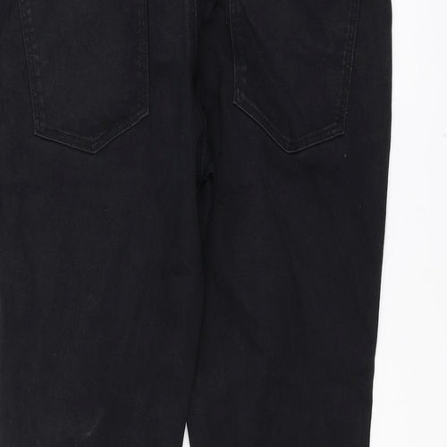 NEXT Mens Black  Denim Straight Jeans Size 36 L30 in