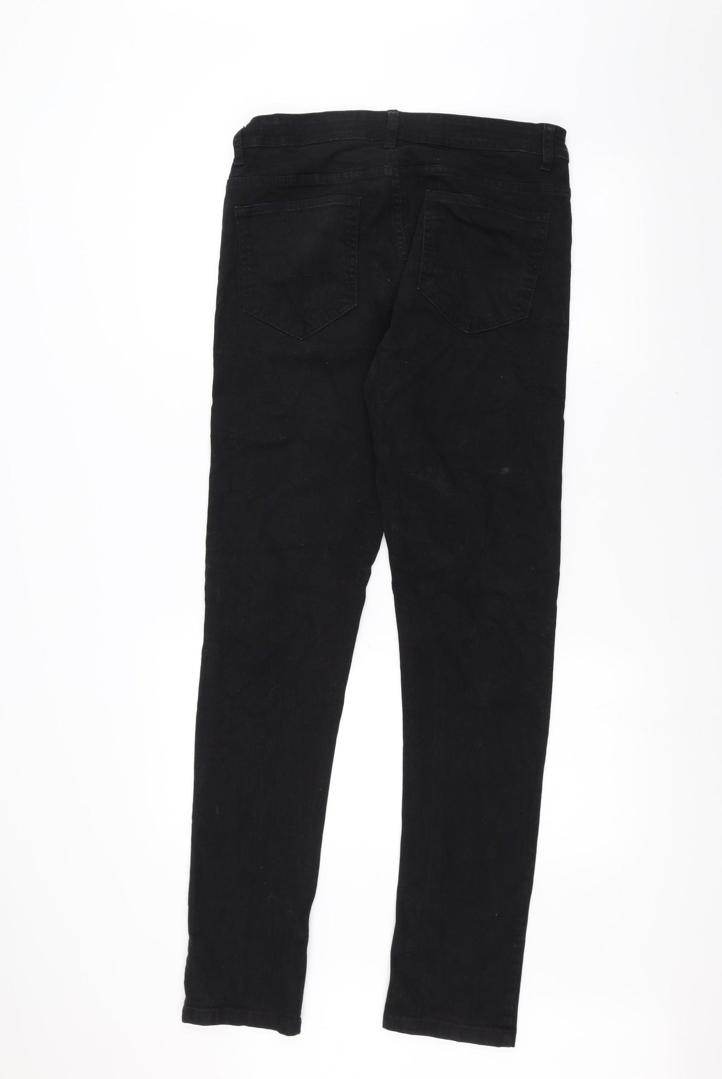 denim co Mens Black  Denim Skinny Jeans Size 32 L34 in