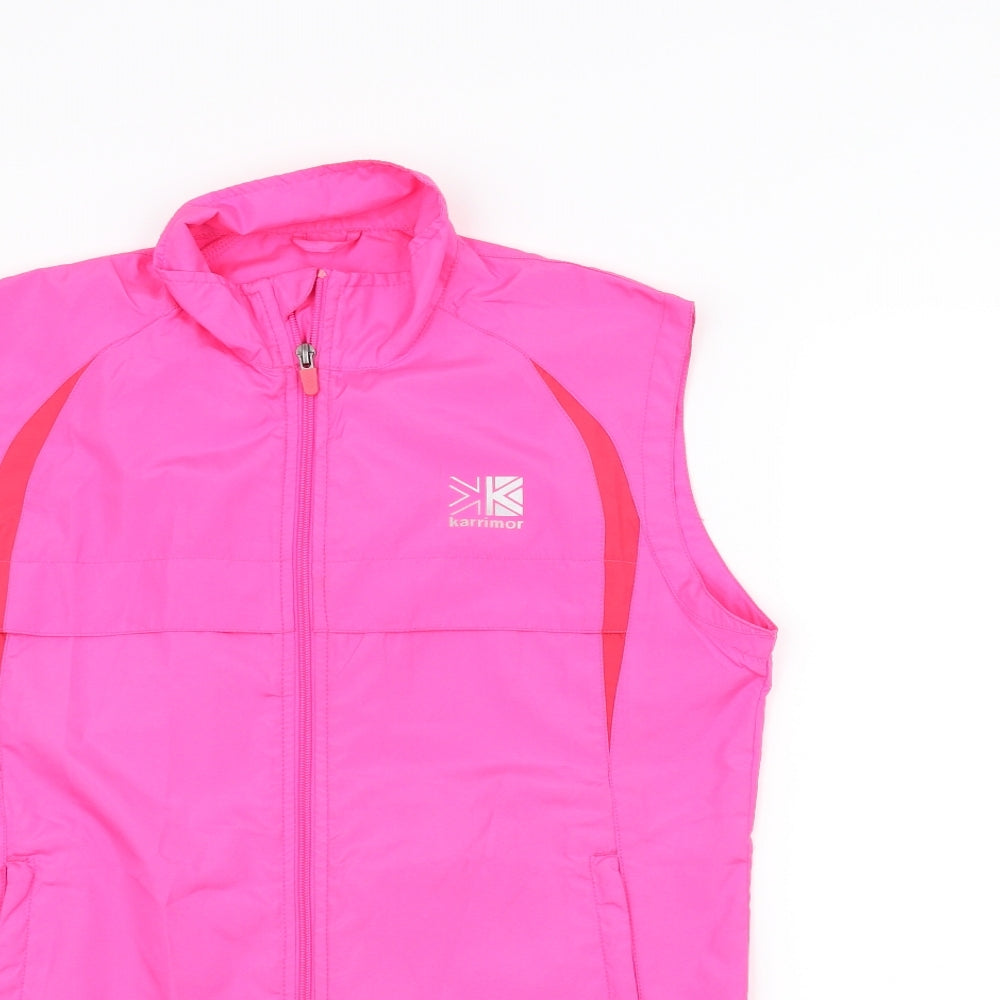 Karrimor Womens Pink   Gilet Coat Size 10