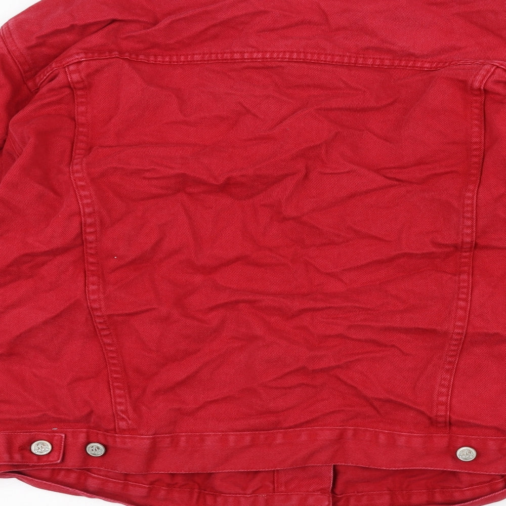Universal Womens Red  Denim Jacket  Size 20