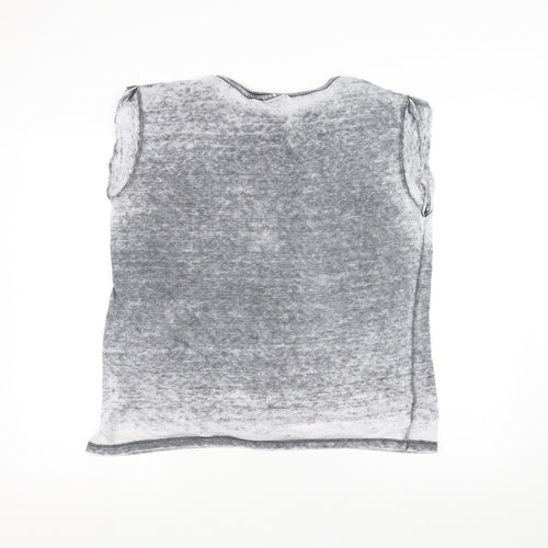 Atmosphere Womens Grey   Basic T-Shirt Size 14  - Emoji