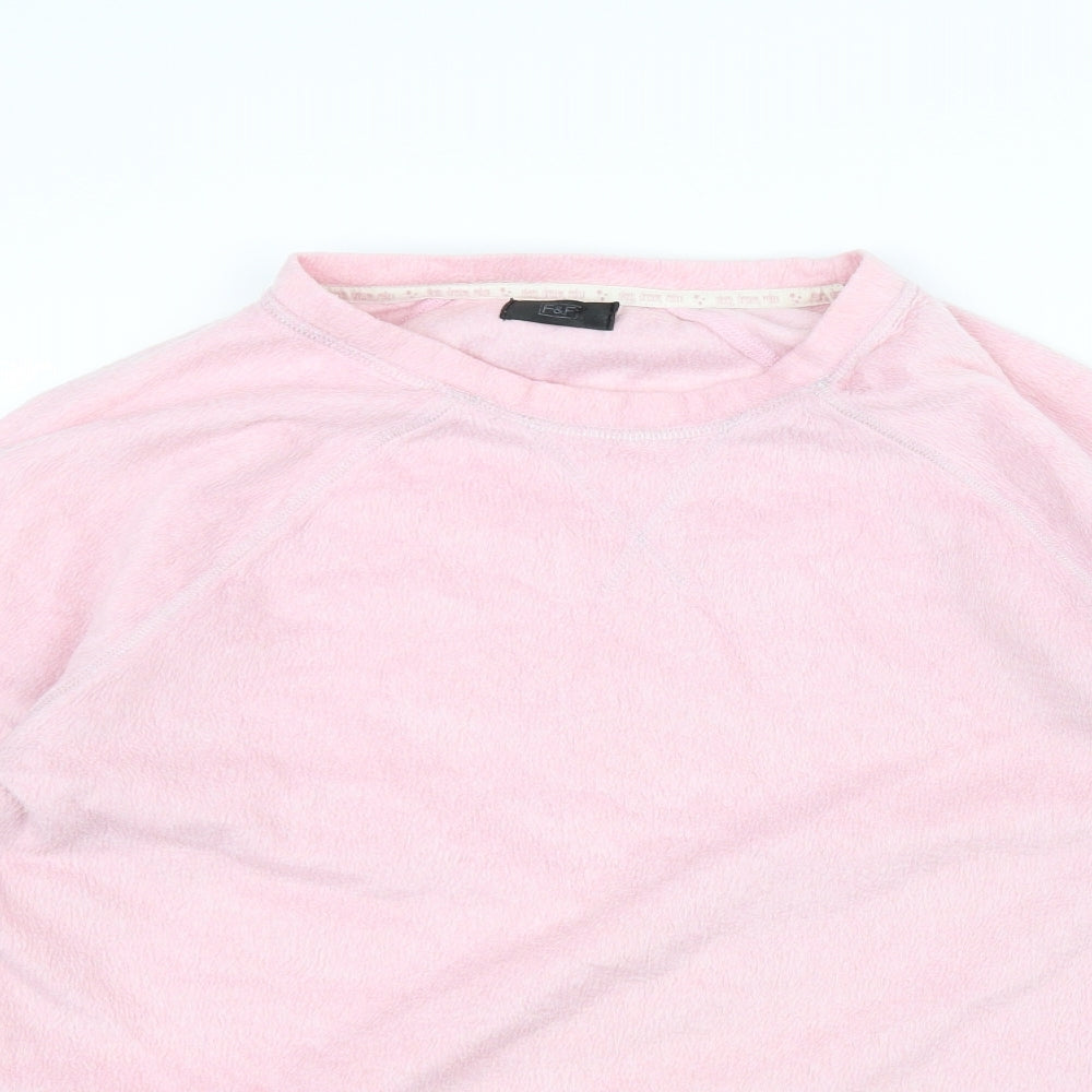 F&F Womens Pink   Pullover Jumper Size M