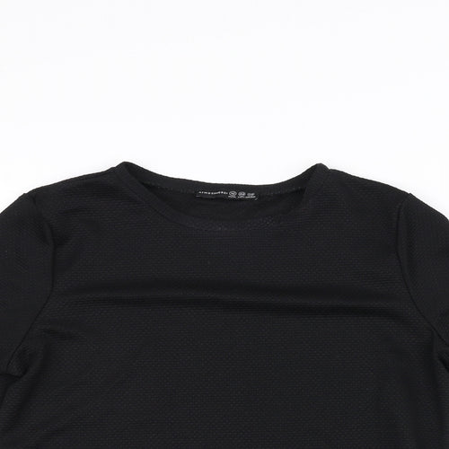 Atmosphere Womens Black   Basic T-Shirt Size 12