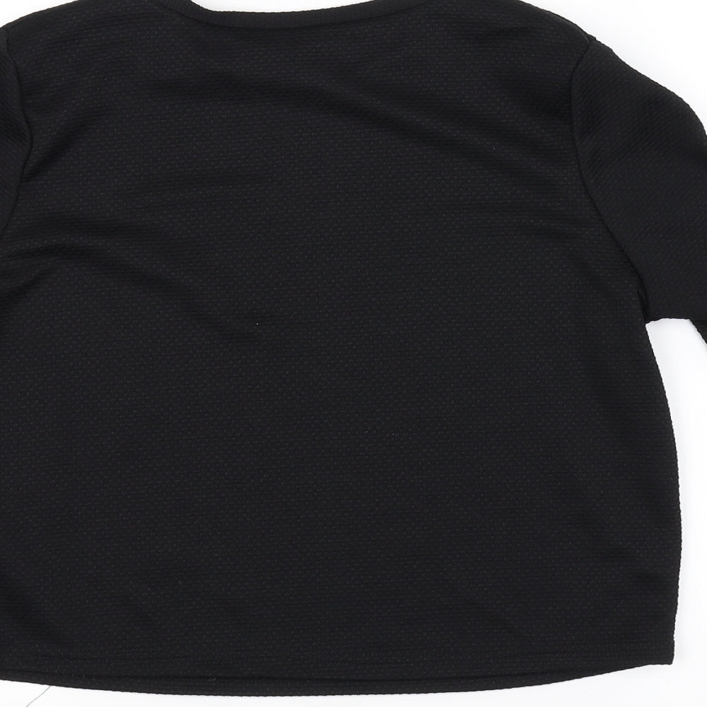 Atmosphere Womens Black   Basic T-Shirt Size 12