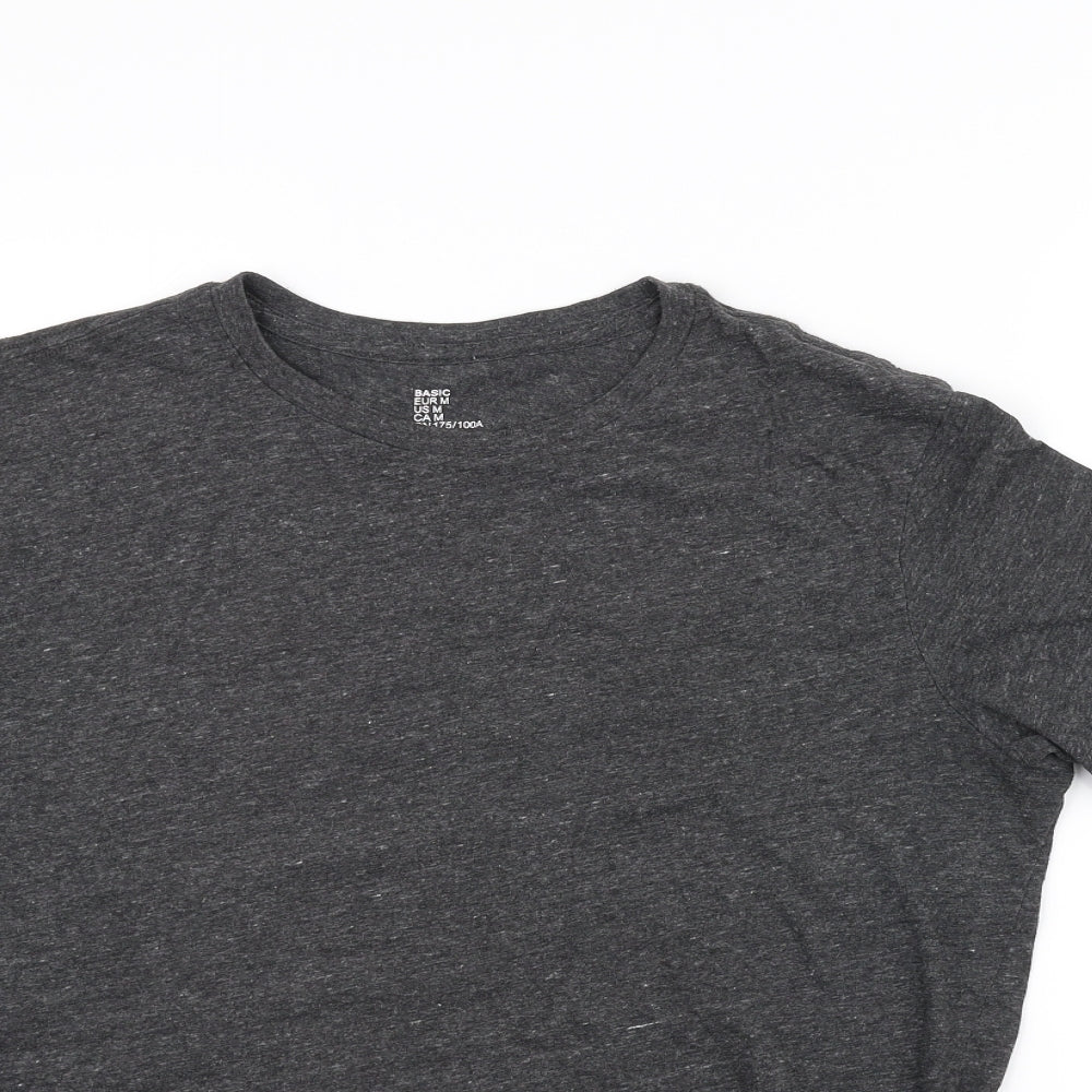 H&M Mens Black    T-Shirt Size M