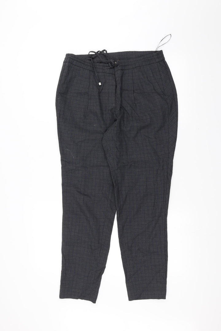 NEXT Womens Black   Trousers  Size 10 L25 in