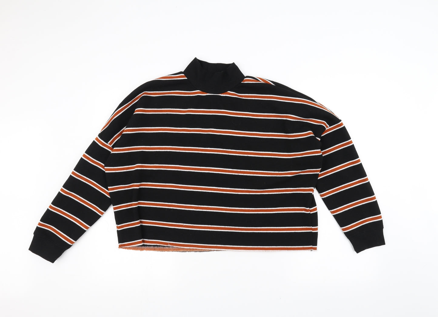 Primark Womens Black Striped  Pullover Jumper Size S