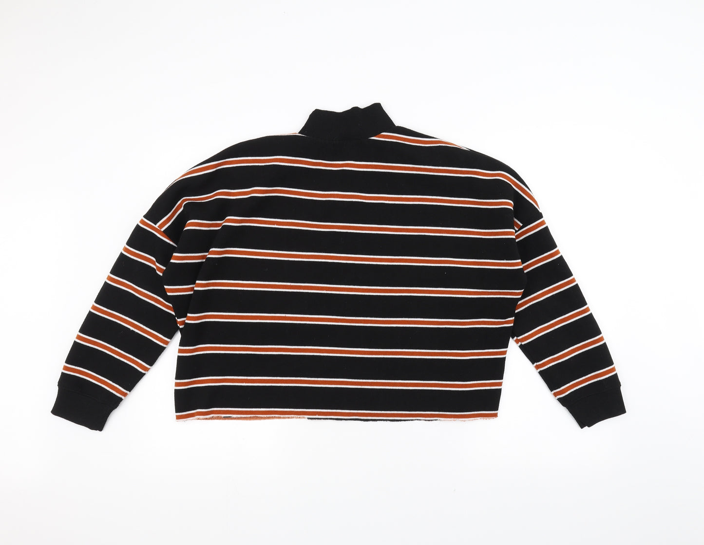 Primark Womens Black Striped  Pullover Jumper Size S