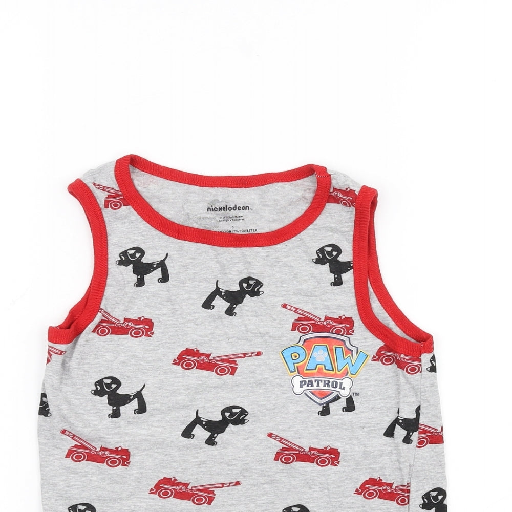 Nickelodeon Girls Grey   Basic Tank Size 5 Years