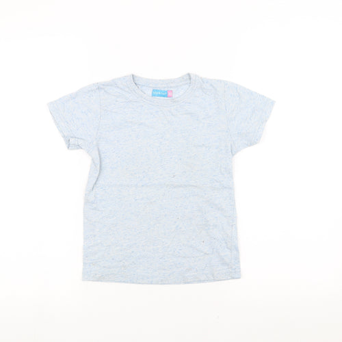 Lily & Dan Boys Blue   Basic T-Shirt Size 5-6 Years