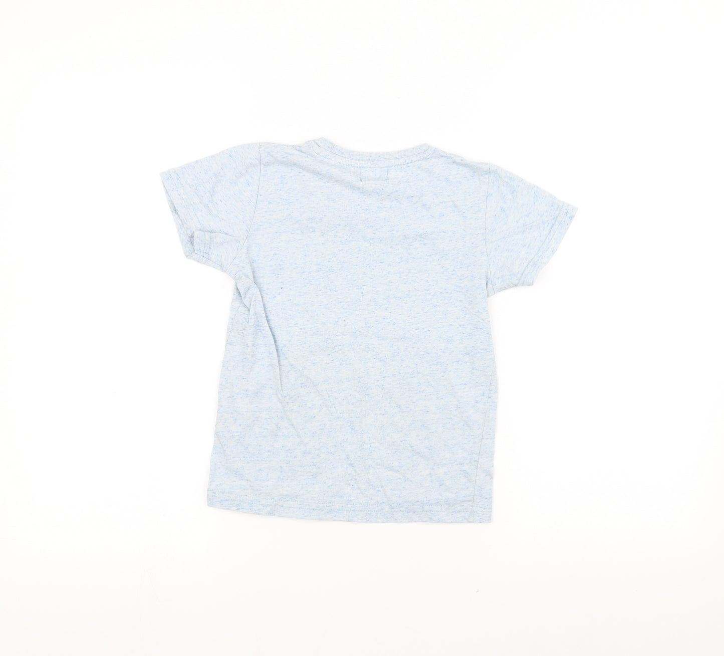 Lily & Dan Boys Blue   Basic T-Shirt Size 5-6 Years