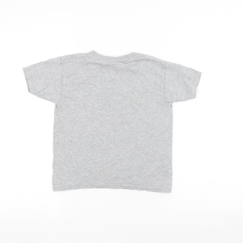 Gilden Boys Grey   Basic T-Shirt Size XS  - super rangers