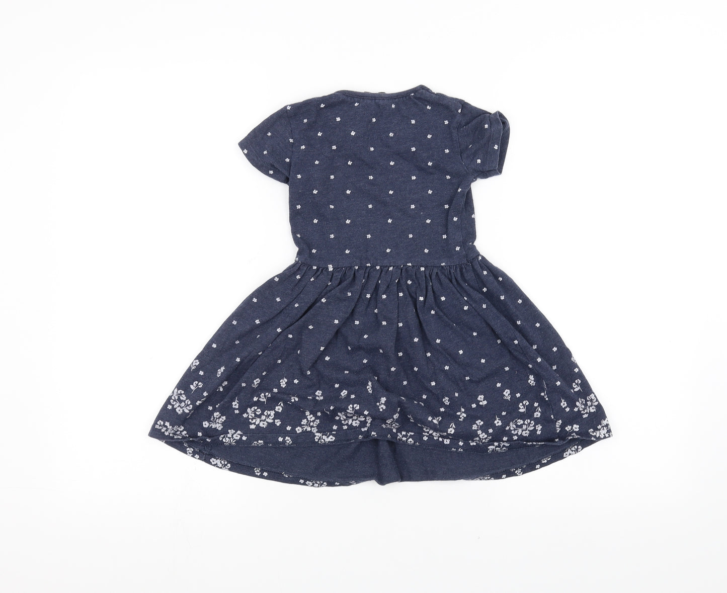 George Girls Blue   Basic T-Shirt Size 4-5 Years
