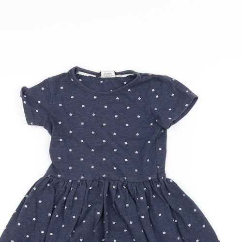 George Girls Blue   Basic T-Shirt Size 4-5 Years