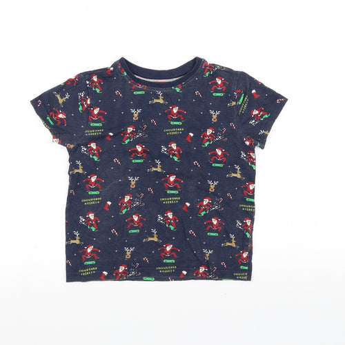 Primark Boys Blue   Basic T-Shirt Size 5-6 Years